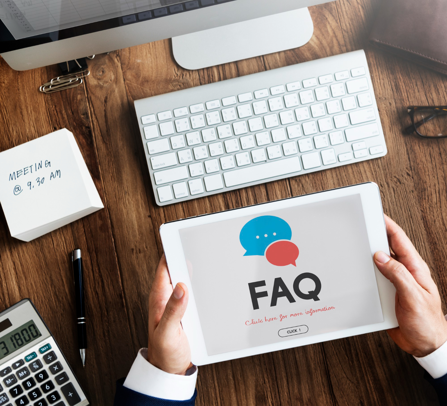 An infographic showing the benefits of FAQ SEO, with icons for long-tail keywords, voice search, and higher user engagement.